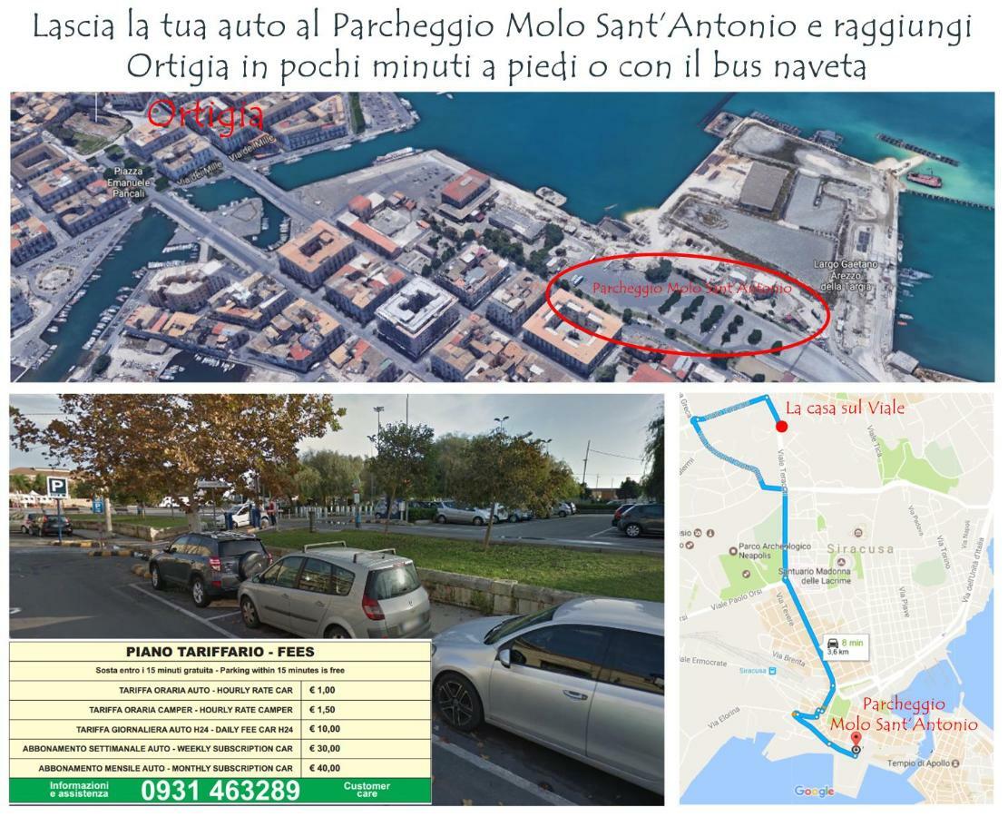 Appartamento La Casa sul Viale Syracuse Esterno foto